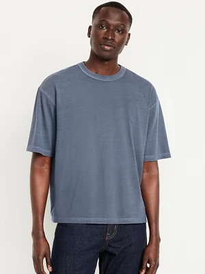 Garment-Dyed Cropped T-Shirt
