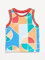 Mesh Graphic Tank Top for Toddler Boys