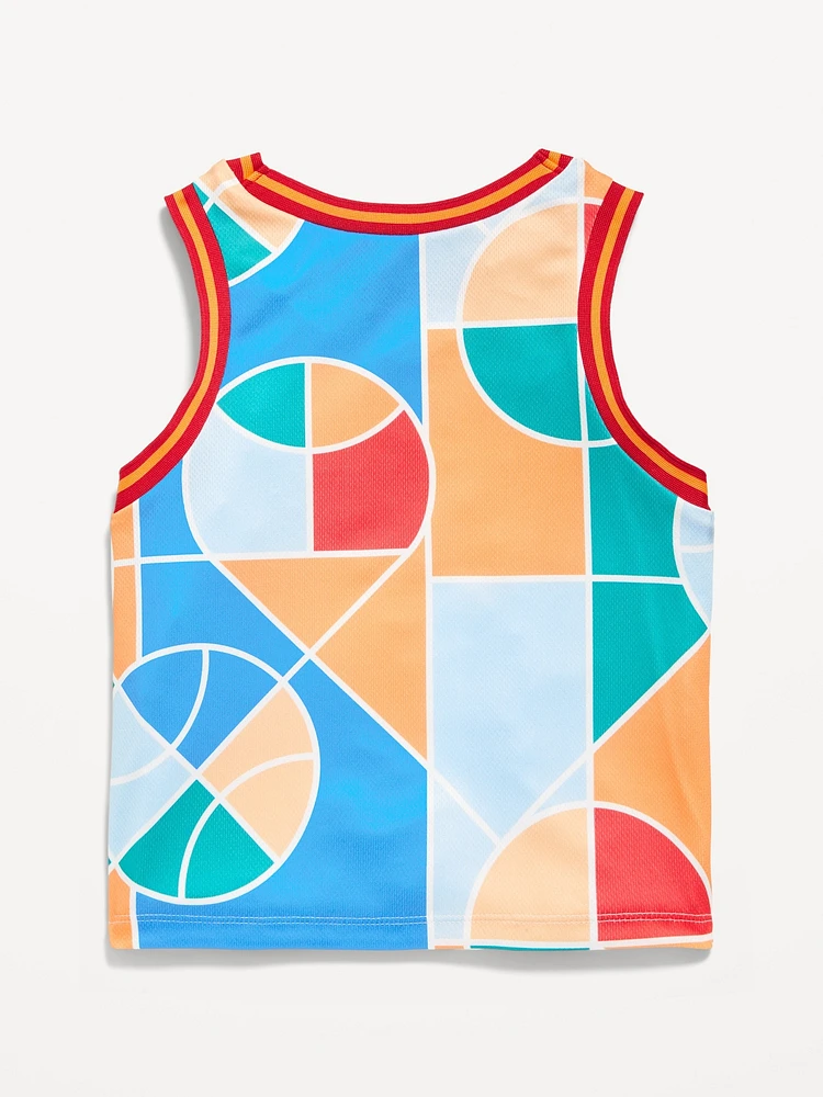 Mesh Graphic Tank Top for Toddler Boys