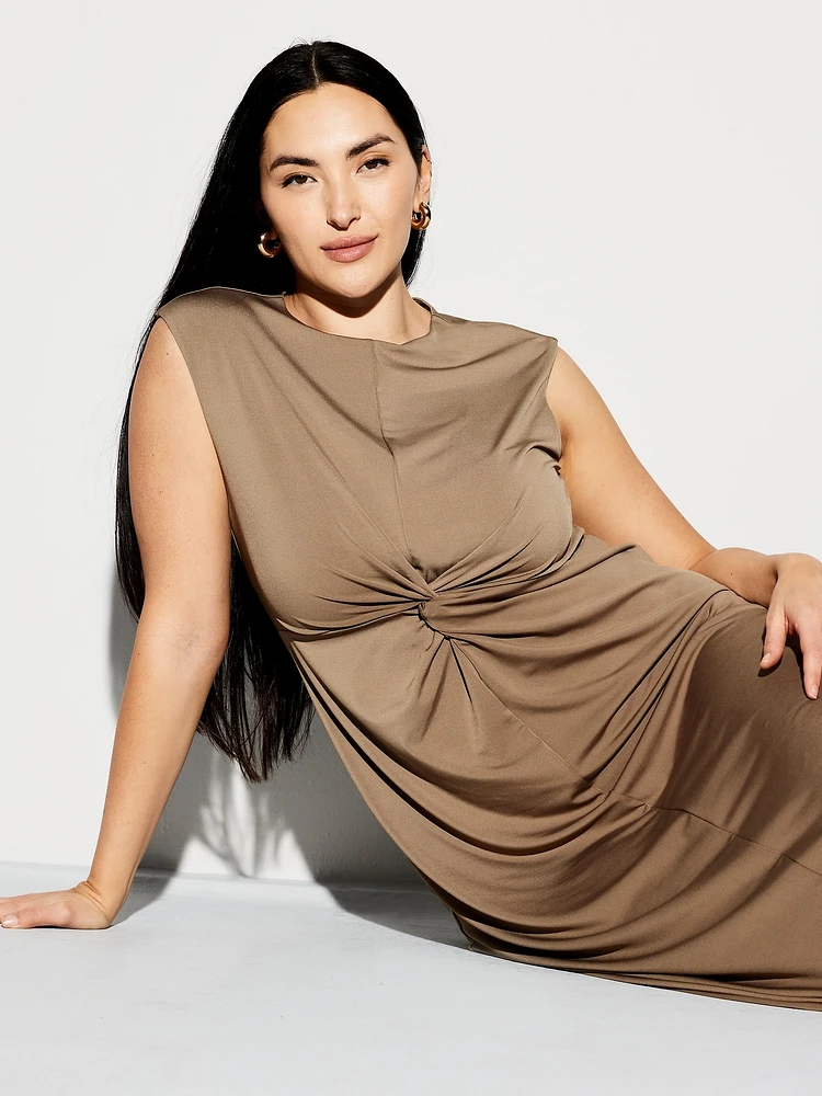 The Occasion by Old Navy Twist-Front Maxi Dress