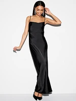 The Occasion by Old Navy Satin Cowl Maxi Dress
