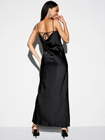 The Occasion by Old Navy Satin Cowl Maxi Dress