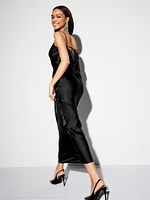 The Occasion by Old Navy Satin Cowl Maxi Dress