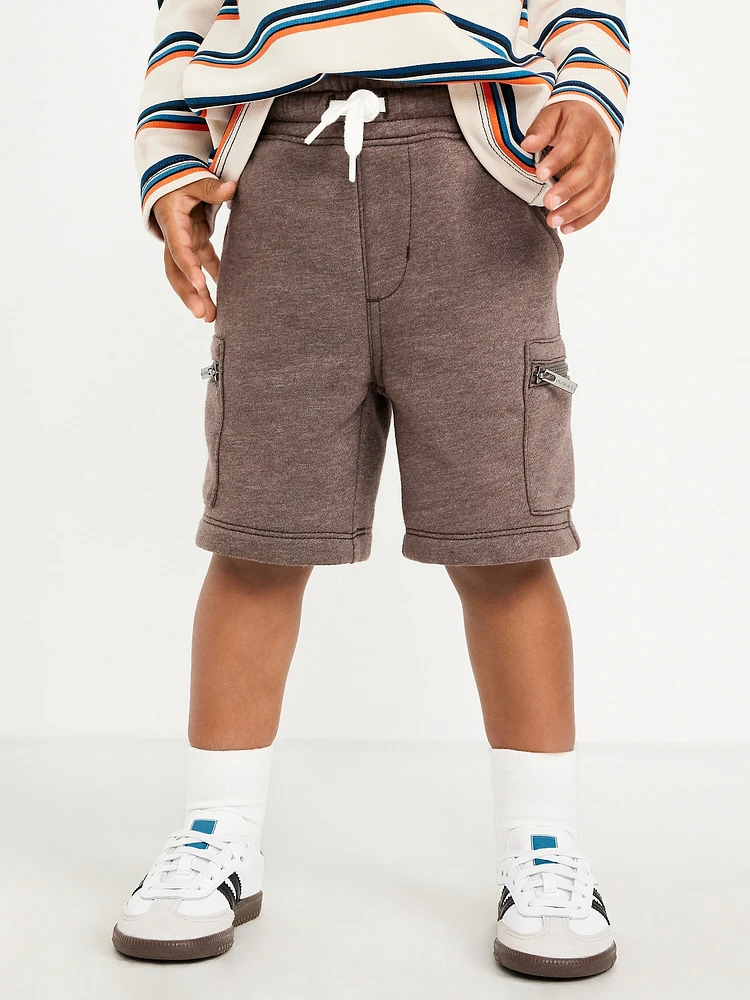 Zip Cargo Fleece Shorts for Toddler Boys