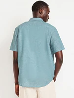 Classic Fit Everyday Linen-Blend Shirt