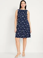 Sleeveless Mini Swing Dress