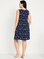 Sleeveless Mini Swing Dress
