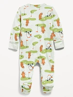 2-Way-Zip Sleep & Play Footed One-Piece for Baby