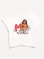 Disney© Graphic Tie-Knot T-Shirt for Toddler Girls