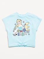 Disney© Graphic Tie-Knot T-Shirt for Toddler Girls