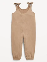Sleeveless Jacquard-Knit Jumpsuit for Toddler Girls