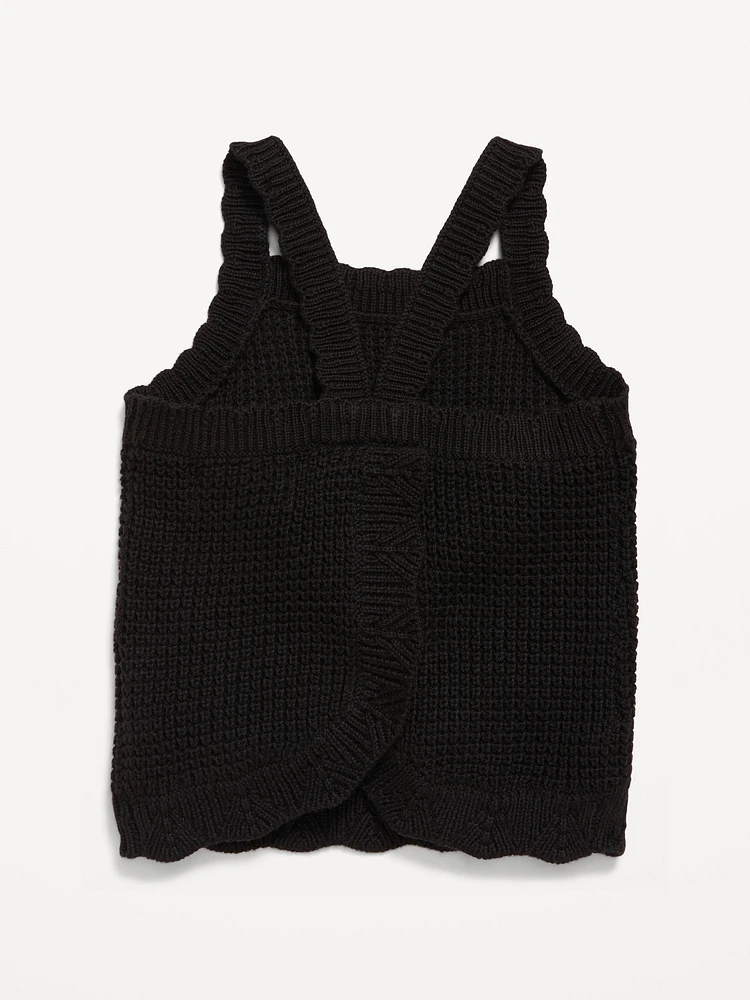 Applique Sweater-Knit Tank Top for Toddler Girls