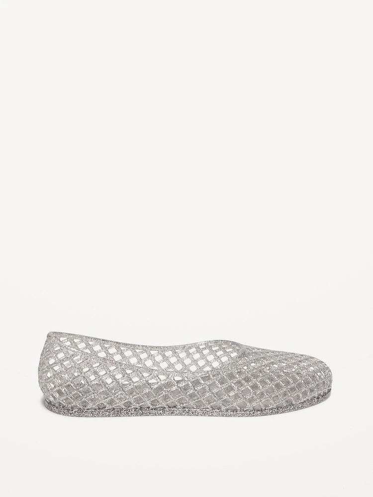 Jelly Lattice Ballet Flats for Girls