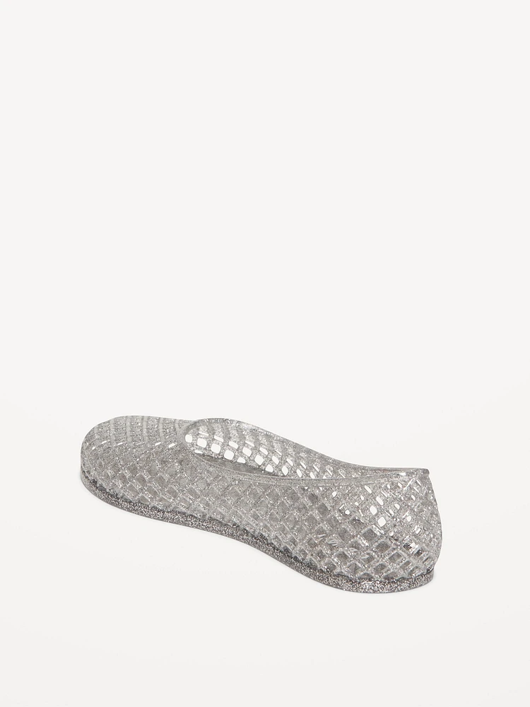 Jelly Lattice Ballet Flats for Girls