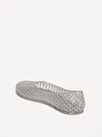 Jelly Lattice Ballet Flats for Girls
