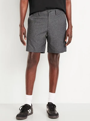 Textured Tech Chino Shorts -- 8-inch inseam