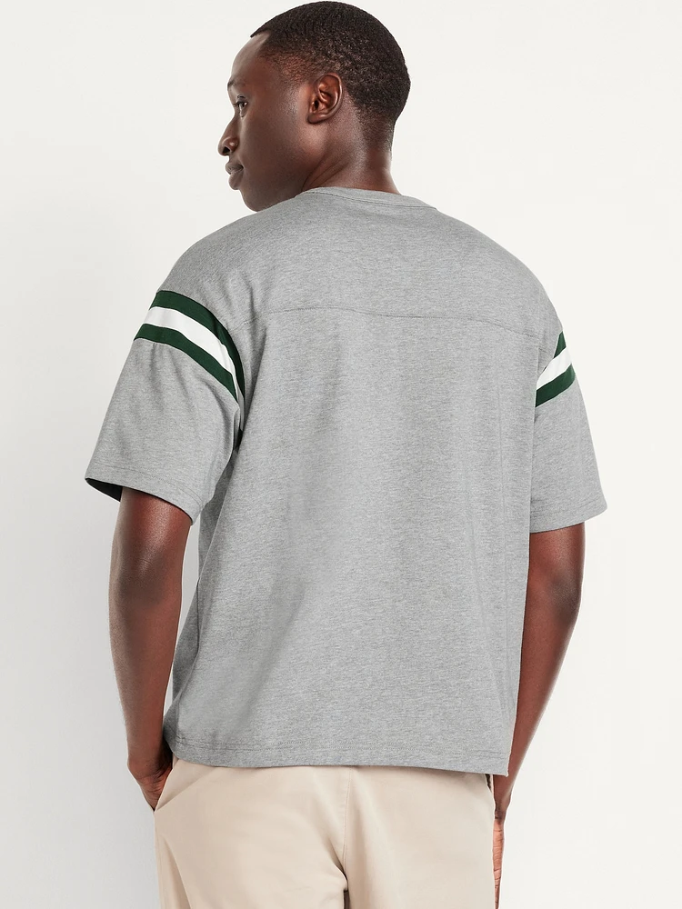 Heavyweight Football-Style T-Shirt