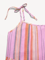 Printed Sleeveless Tiered Dress for Girls