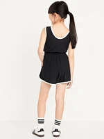 Sleeveless CloudMotion Romper for Girls