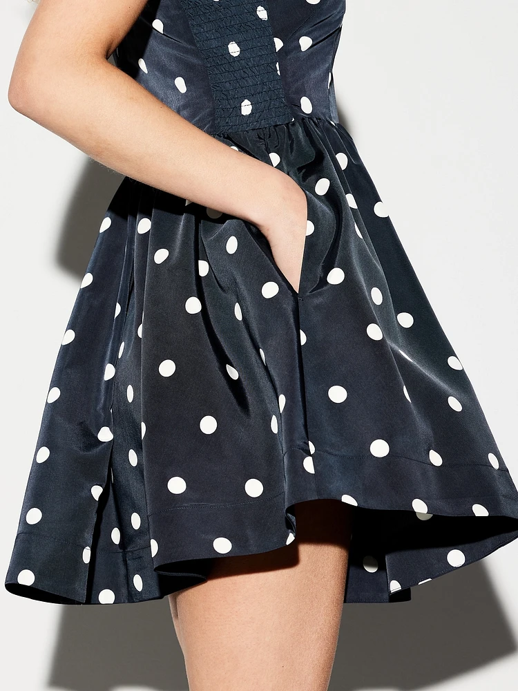 The Occasion by Old Navy Fit & Flare Taffeta Mini Dress