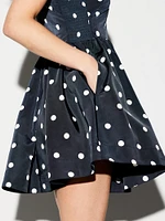 The Occasion by Old Navy Fit & Flare Taffeta Mini Dress