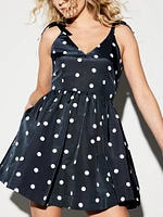 The Occasion by Old Navy Fit & Flare Taffeta Mini Dress