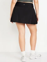Extra High-Waisted StretchTech Pleated Skort