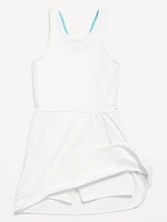 PowerSoft Sleeveless Ribbed Athletic Dress for Girls