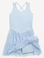 PowerSoft Sleeveless Tutu Athletic Dress for Girls