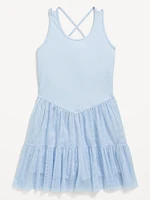 PowerSoft Sleeveless Tutu Athletic Dress for Girls