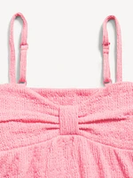 Sleeveless Pucker Tank Top for Girls