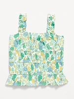 Fitted Smocked Tank Top for Girls