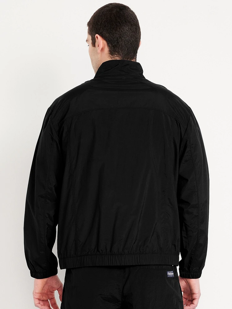 Nylon Track Jacket