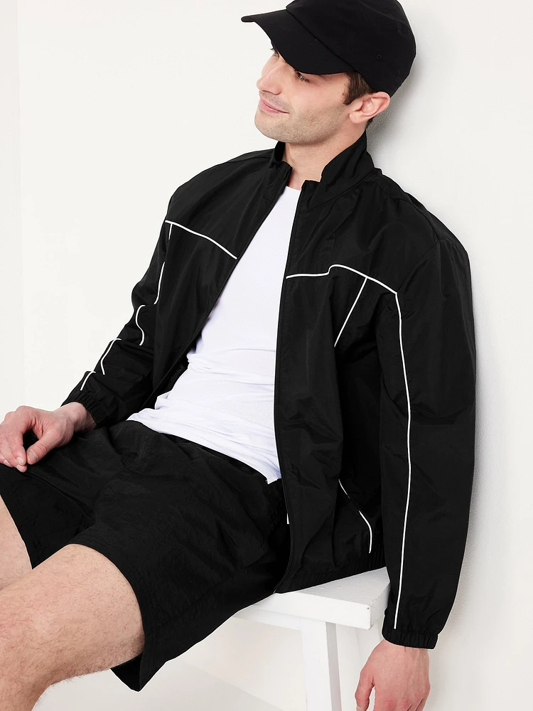 Nylon Track Jacket