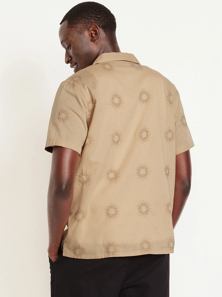 Short-Sleeve Camp Shirt