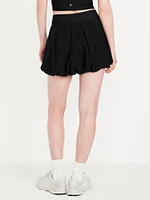 High-Waisted SleekTech Bubble Skort