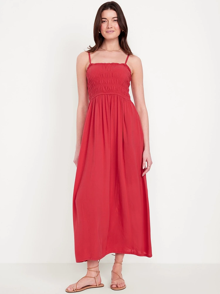 Fit & Flare Sleeveless Maxi Dress