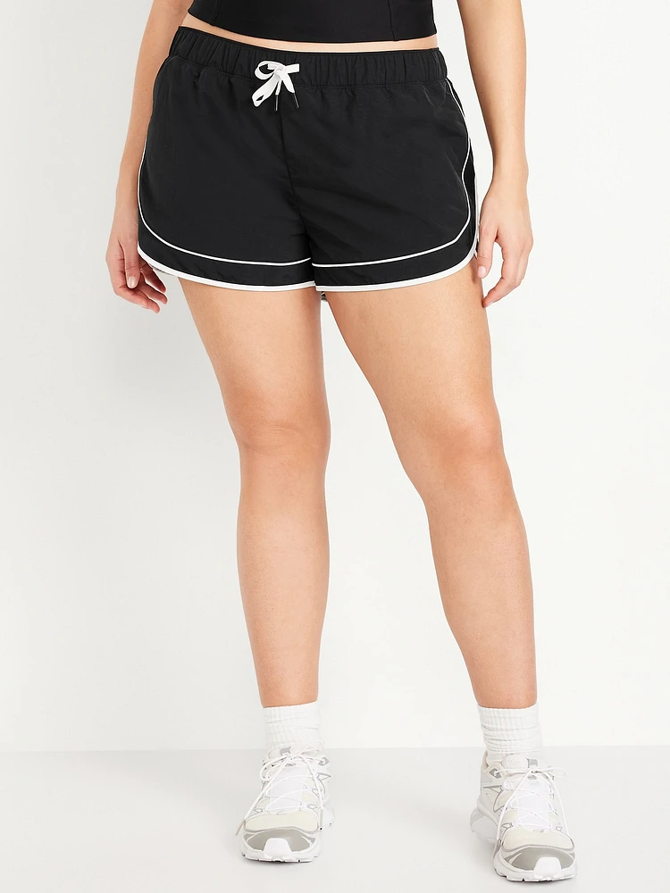 Mid-Rise Run Shorts