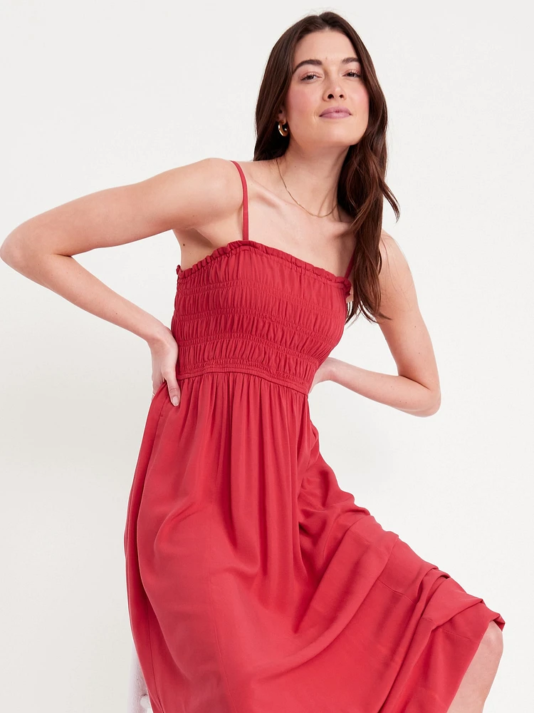 Fit & Flare Sleeveless Maxi Dress