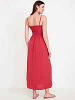Fit & Flare Sleeveless Maxi Dress
