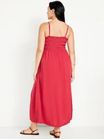Fit & Flare Sleeveless Maxi Dress