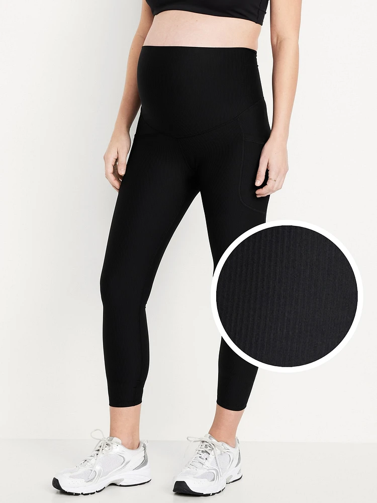 Legging PowerSoft longueur 7/8 à panneau couvrant de maternité
