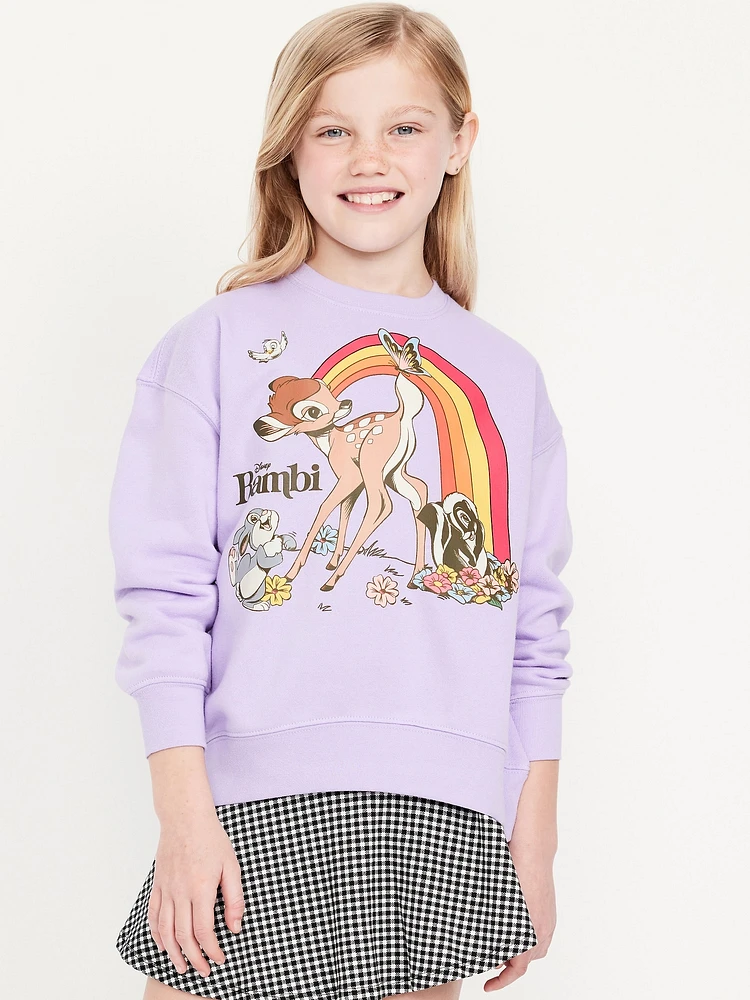 Oversized Graphic Sweatshirt for Girls