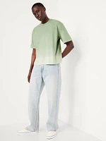 Garment-Dyed Cropped T-Shirt