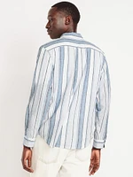 Classic Fit Linen-Blend Shirt