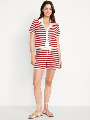 Crochet Shorts -- 3.5-inch inseam