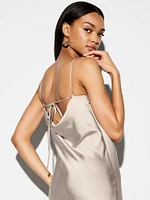 The Occasion by Old Navy Satin Cowl Maxi Dress
