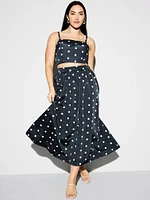 The Occasion by Old Navy High-Waisted Taffeta Midi Skirt