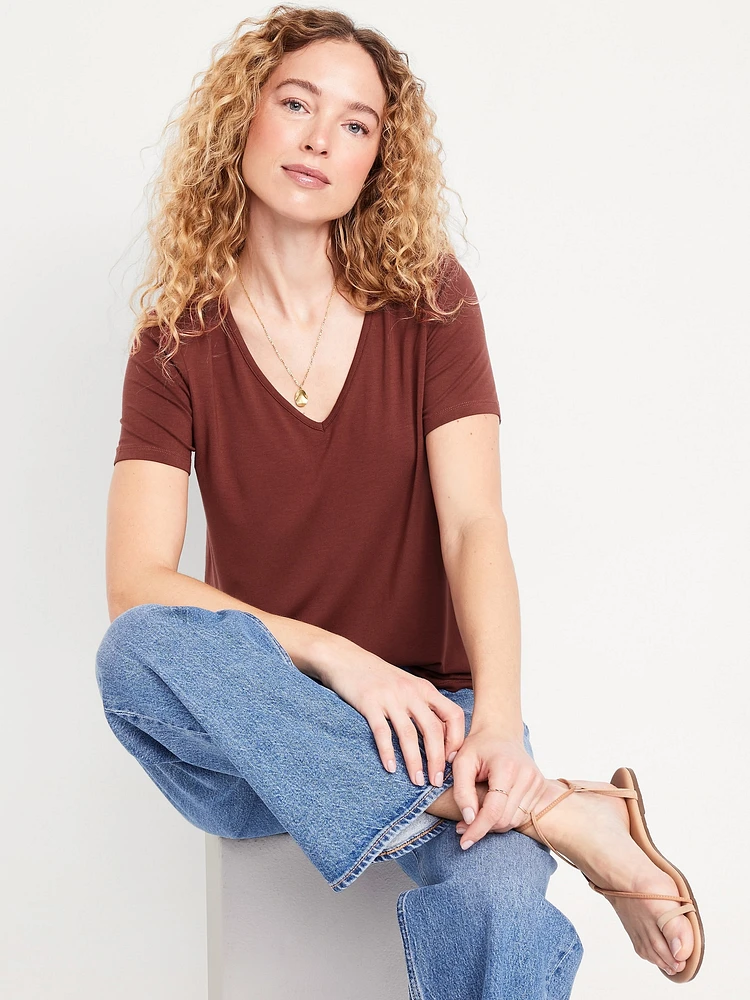 Luxe V-Neck T-Shirt