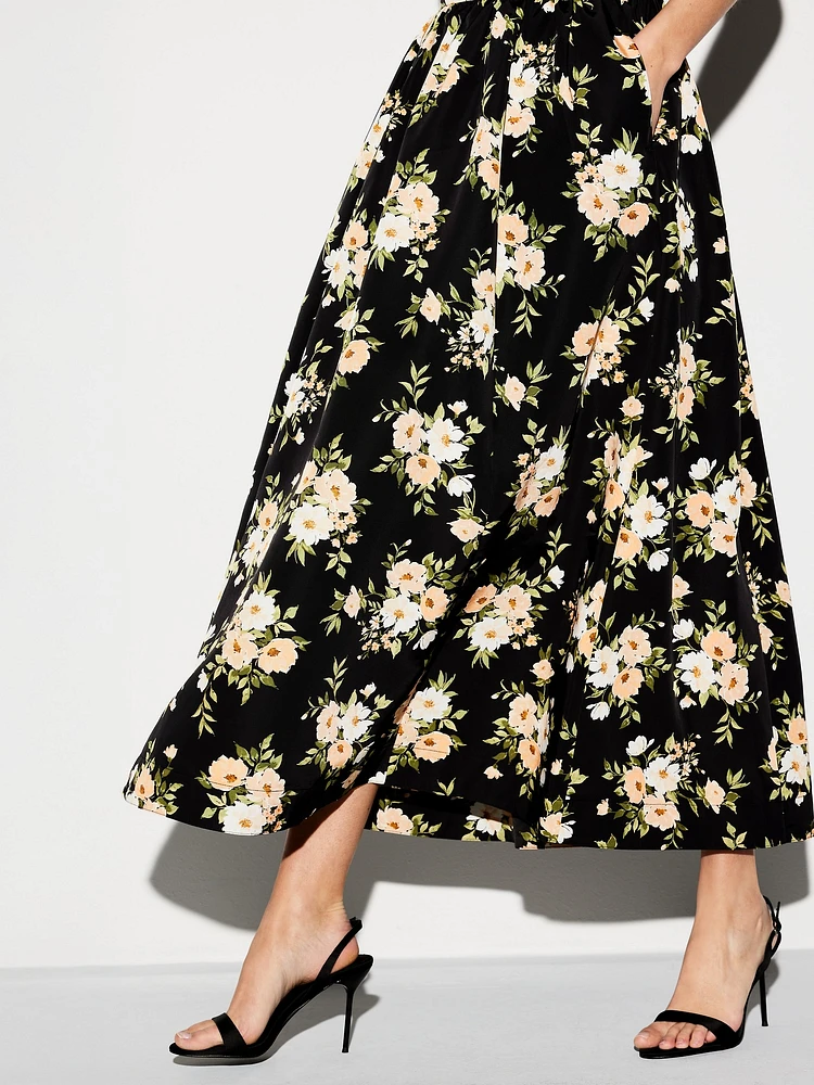 The Occasion by Old Navy High-Waisted Taffeta Midi Skirt